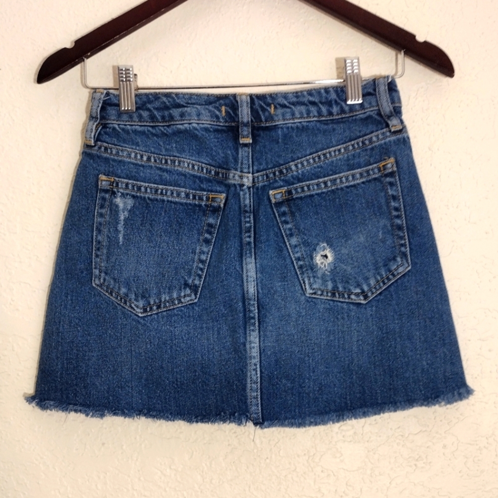Free people We The Free Denim A Line Skirt - Picture 7 of 8